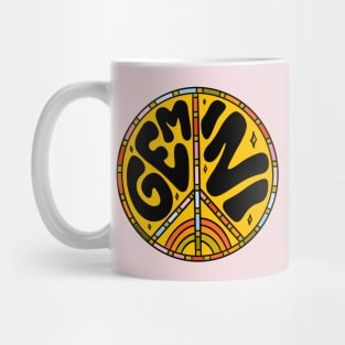 Gemini Peace Sign Mug